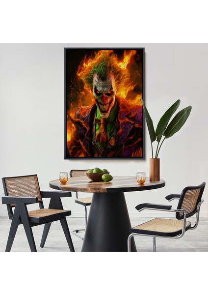 Çerçeveli Dekoratif Kanvas Tablo, Joker TABLOSU-7745