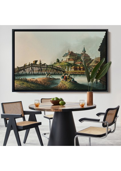 Çerçeveli Dekoratif Kanvas Tablo, Luigi Mayer'in Osmanlı Hakimiyeti Isimli TABLOSU-7025