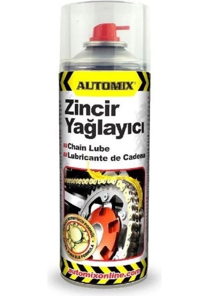 Zincir Yağlayıcı Sprey Motorsiklet Bisiklet Yağı - 400 ml