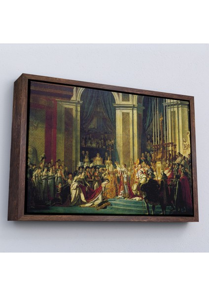 Çerçeveli Dekoratif Kanvas Tablo, Jacques-Louis David - Napolyon'un Taç Giyme Töreni TABLO-7082