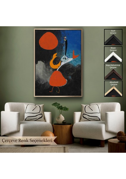 Çerçeveli Dekoratif Kanvas Tablo, Pablo Picasso - Güneşin Önünde Kadın TABLOSU-7298
