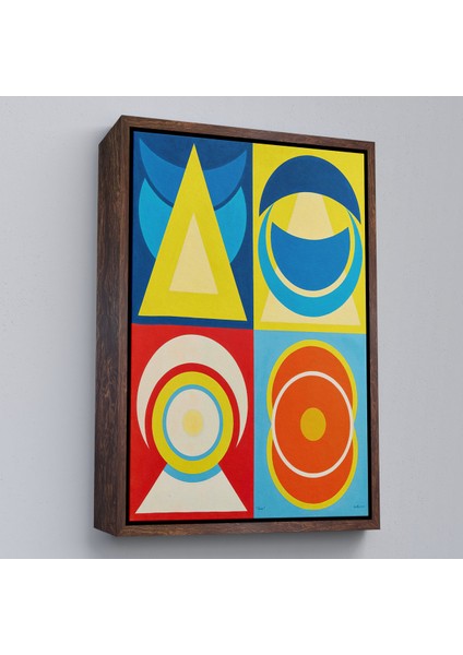 Çerçeveli Dekoratif Kanvas Tablo, Auguste Herbin - Lune I TABLO-7358 fiyatları