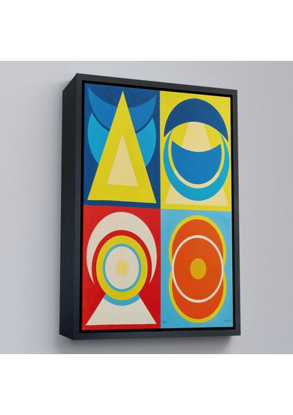 Çerçeveli Dekoratif Kanvas Tablo, Auguste Herbin - Lune I TABLO-7358 modelleri