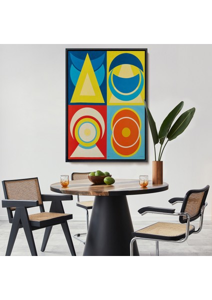 Çerçeveli Dekoratif Kanvas Tablo, Auguste Herbin - Lune I TABLO-7358