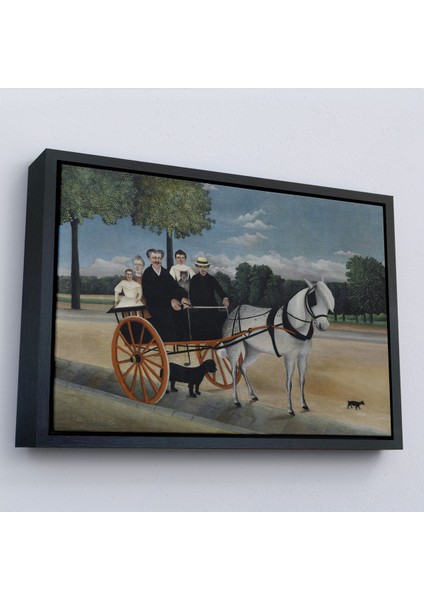 Çerçeveli Dekoratif Kanvas Tablo, Yaşlı Adam Junier'in Arabası TABLO-7090 fırsatları