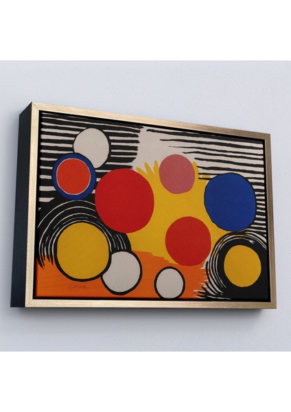 Çerçeveli Dekoratif Kanvas Tablo, Alexander Calder - Kuş Yuvası Tablosu Bird's NEST-7056 modelleri