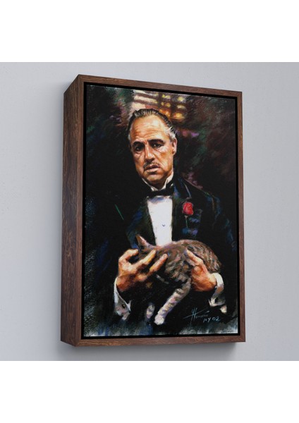 Çerçeveli Dekoratif Kanvas Tablo, Godfather Mafya Film TABLO-7763 fiyatları