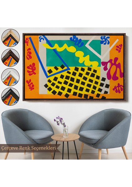 Çerçeveli Dekoratif Kanvas Tablo, Henri Matisse - Las Codomas TABLO-7080