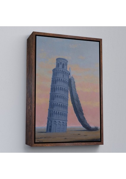 Çerçeveli Dekoratif Kanvas Tablo, Rene Magritte - Yolculuk Hatırası TABLO-7409 fiyatları