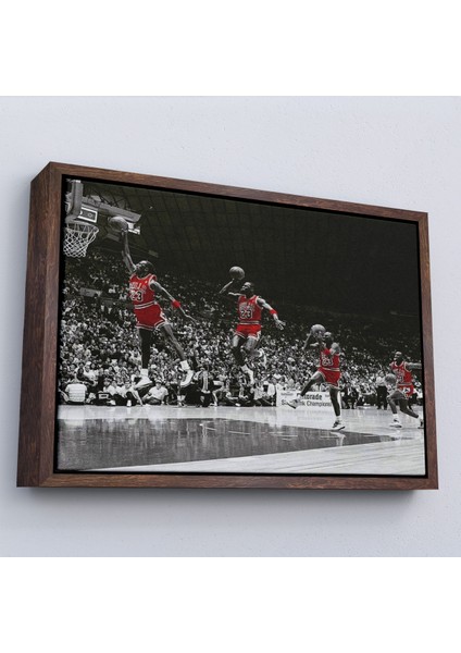 Çerçeveli Dekoratif Kanvas Tablo, Michael Jordan TABLO-7200 fiyatları