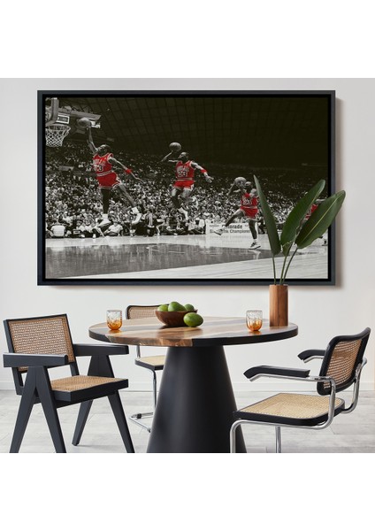 Çerçeveli Dekoratif Kanvas Tablo, Michael Jordan TABLO-7200