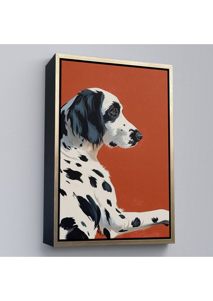 Çerçeveli Dekoratif Kanvas Tablo, Sevimli Dalmaçyalı Köpek TABLO-7578 modelleri