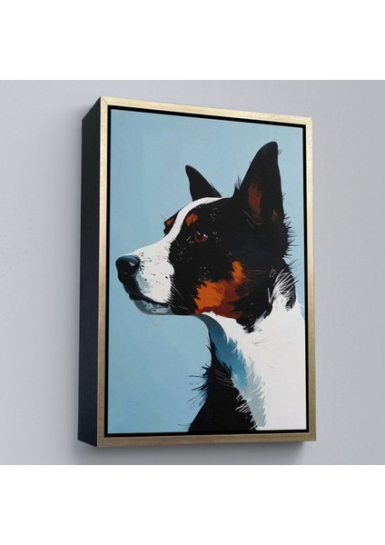 Çerçeveli Dekoratif Kanvas Tablo, Sevimli Köpek TABLOSU-7635