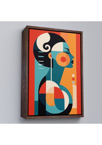 Çerçeveli Dekoratif Kanvas Tablo, Vintage Güzel Kadın TABLOSU-7529 fiyatları