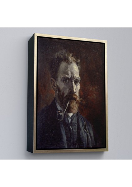 Çerçeveli Dekoratif Kanvas Tablo, Vincent Van Gogh - Pipolu Portre TABLO-7461 fiyatları