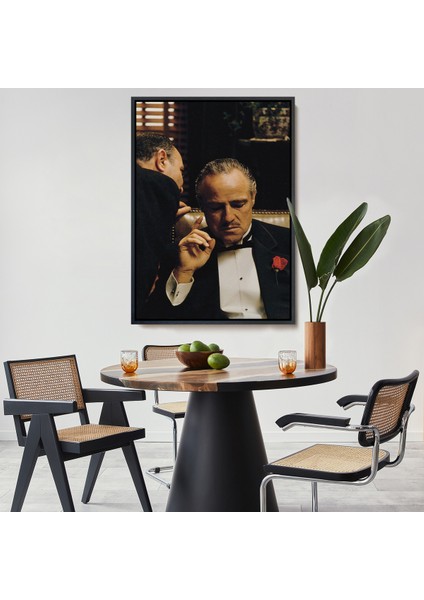 Çerçeveli Dekoratif Kanvas Tablo, Godfather Film TABLO-7704