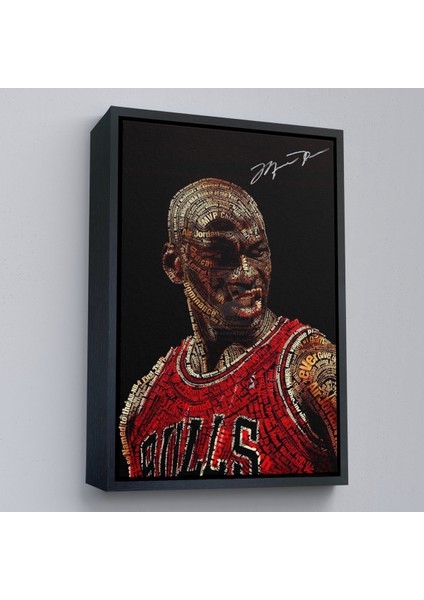 Çerçeveli Dekoratif Kanvas Tablo, Michael Jordan TABLO-7739