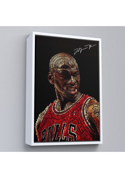 Çerçeveli Dekoratif Kanvas Tablo, Michael Jordan TABLO-7739 fırsatları