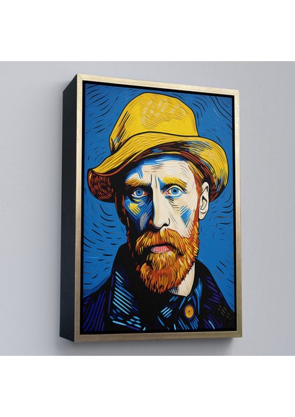 Çerçeveli Dekoratif Kanvas Tablo, Vincent Van Gogh Portre TABLOSU-7752