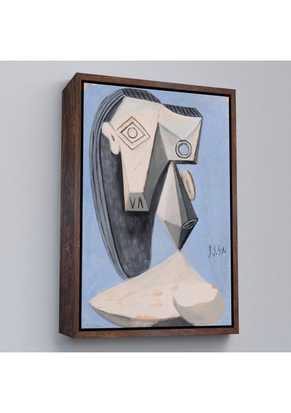 Çerçeveli Dekoratif Kanvas Tablo, Pablo Picasso - Gerçeküstü Kadın TABLO-7418
