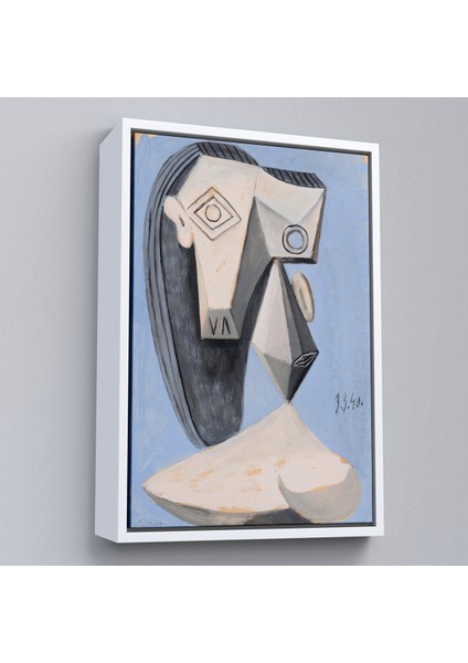 Çerçeveli Dekoratif Kanvas Tablo, Pablo Picasso - Gerçeküstü Kadın TABLO-7418 fırsatları