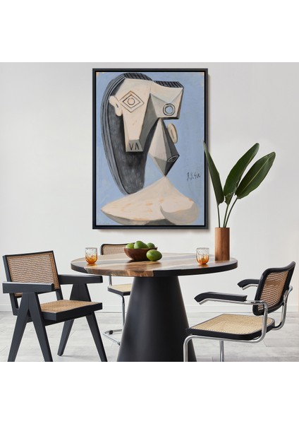 Çerçeveli Dekoratif Kanvas Tablo, Pablo Picasso - Gerçeküstü Kadın TABLO-7418