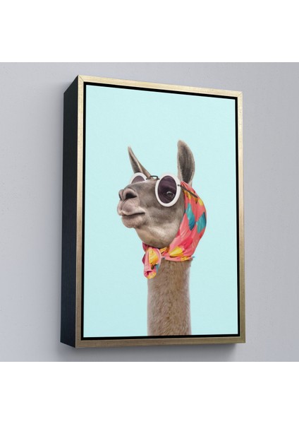 Çerçeveli Dekoratif Kanvas Tablo, Sosyetik Lama TABLOSU-7678 fiyatları