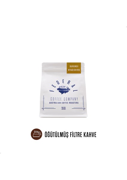 Burundi Nyagishuru(Öğütülmüş Filtre Kahve) 250GR