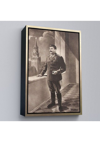 Çerçeveli Dekoratif Kanvas Tablo, Joseph Stalin Rusya ve Sovyetler Birliği Sscb TABLO-7715 fiyatları