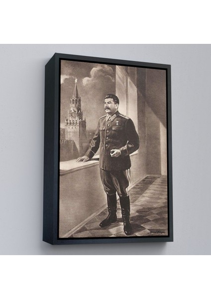 Çerçeveli Dekoratif Kanvas Tablo, Joseph Stalin Rusya ve Sovyetler Birliği Sscb TABLO-7715 modelleri