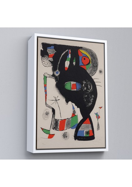Çerçeveli Dekoratif Kanvas Tablo, Joan Miro - 42 Rue Blomet TABLO-8048 fırsatları