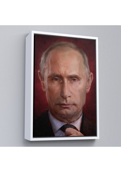 Çerçeveli Dekoratif Kanvas Tablo, Vladimir Putin Rusya Devlet Başkanı TABLO-7768 fırsatları