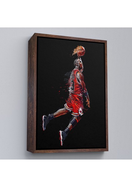 Çerçeveli Dekoratif Kanvas Tablo, Michael Jordan TABLO-7766 fiyatları