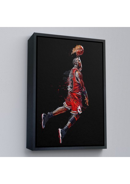 Çerçeveli Dekoratif Kanvas Tablo, Michael Jordan TABLO-7766 fırsatları