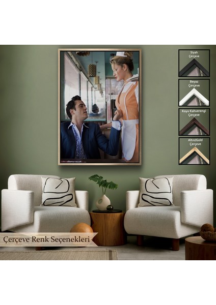 Çerçeveli Dekoratif Kanvas Tablo, Joaquin Phoenix'in Michael Muller Film TABLOSU-7796