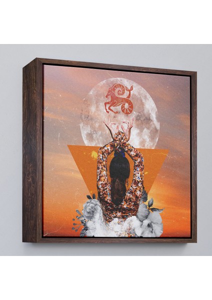 Çerçeveli Dekoratif Kanvas Tablo, Burç ve Astroloji TABLOSU-8327 fiyatları