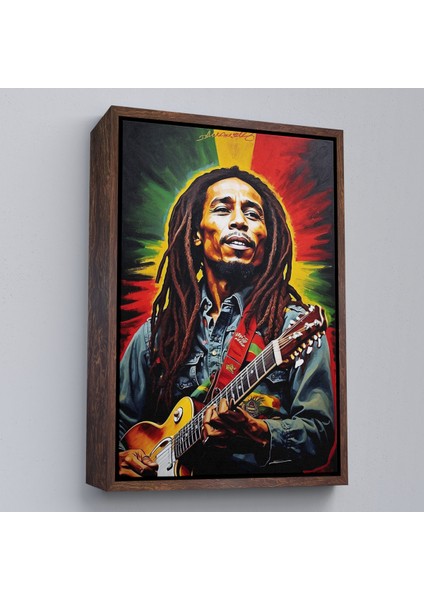 Çerçeveli Dekoratif Kanvas Tablo, Bob Marley TABLOSU-7863 fiyatları