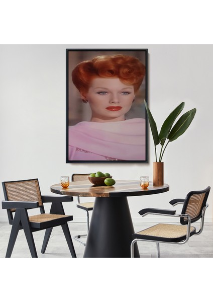 Çerçeveli Dekoratif Kanvas Tablo, Lucille Topuzu TABLOSU-7792