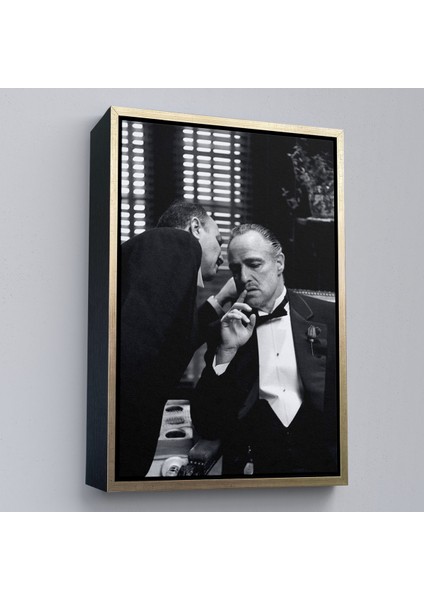 Çerçeveli Dekoratif Kanvas Tablo, Godfather Mafya Film TABLO-7807 fiyatları