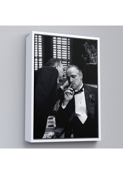 Çerçeveli Dekoratif Kanvas Tablo, Godfather Mafya Film TABLO-7807 fırsatları