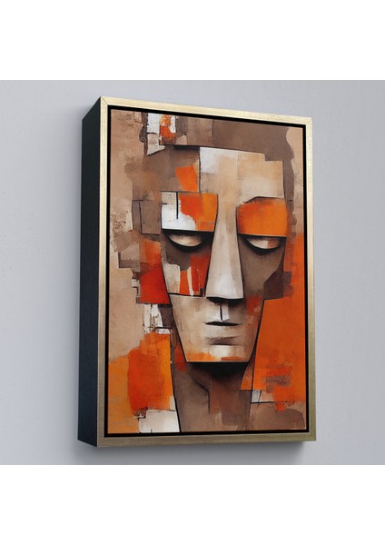 Çerçeveli Dekoratif Kanvas Tablo, Ikonik Sürreal Adam TABLOSU-7836 modelleri
