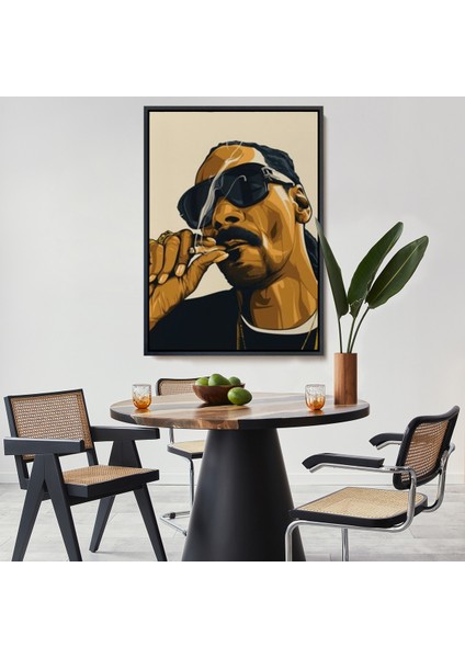 Çerçeveli Dekoratif Kanvas Tablo, Snoop Dogg TABLO-7840