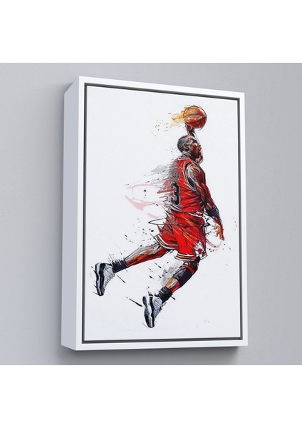 Çerçeveli Dekoratif Kanvas Tablo, Michael Jordan TABLO-7787 fırsatları