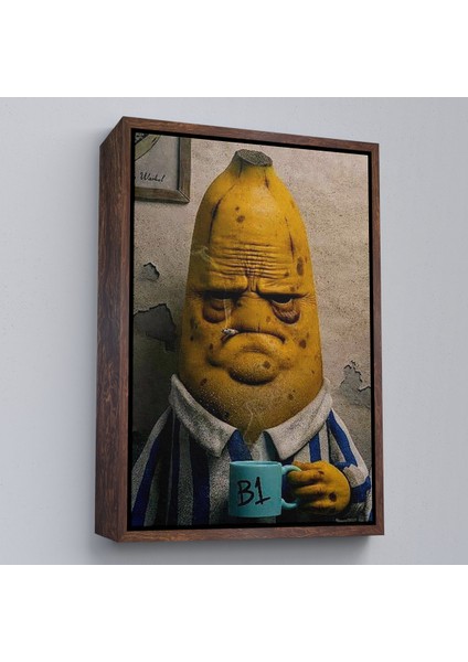 Çerçeveli Dekoratif Kanvas Tablo, Sgara Içen Muz TABLOSU-7867 fiyatları