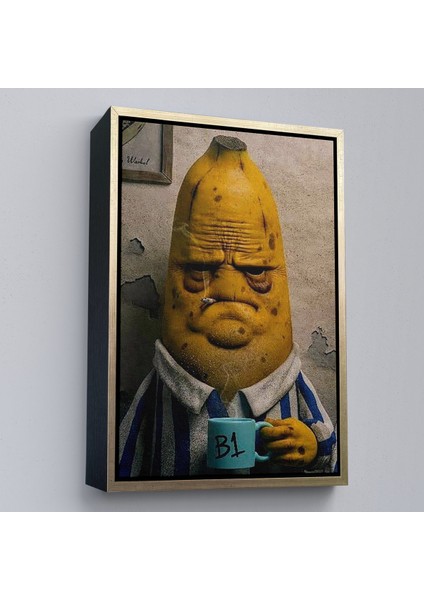 Çerçeveli Dekoratif Kanvas Tablo, Sgara Içen Muz TABLOSU-7867 modelleri