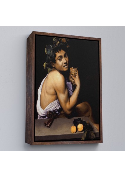 Çerçeveli Dekoratif Kanvas Tablo, Genç Hasta Bacchus - Caravaggio TABLO-7665 fiyatları