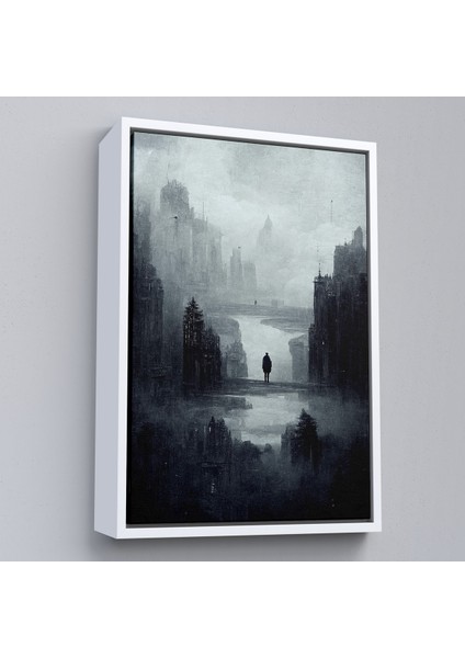 Çerçeveli Dekoratif Kanvas Tablo, Kasvetli Kıyamet TABLOSU-7847