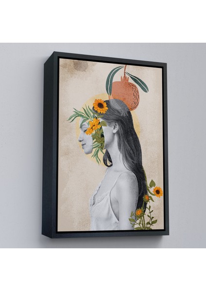 Çerçeveli Dekoratif Kanvas Tablo, Pop Art Soyut Kadın TABLOSU-7873 fırsatları