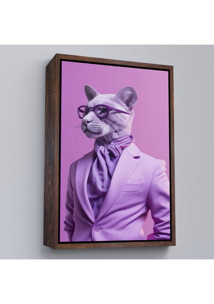 Çerçeveli Dekoratif Kanvas Tablo, Pembe Büyük Kadın TABLOSU-7923 fiyatları