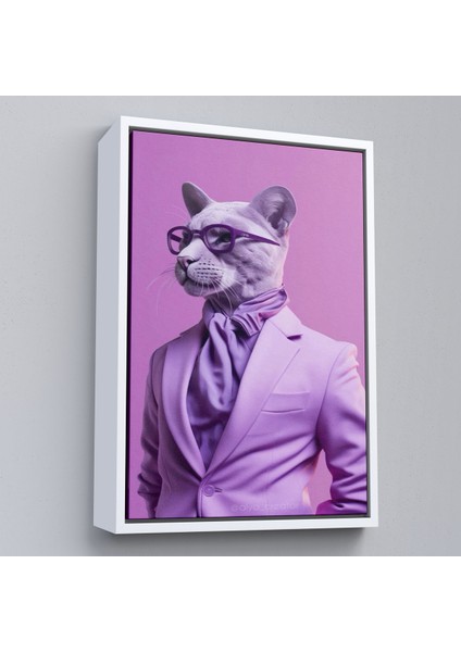 Çerçeveli Dekoratif Kanvas Tablo, Pembe Büyük Kadın TABLOSU-7923 fırsatları